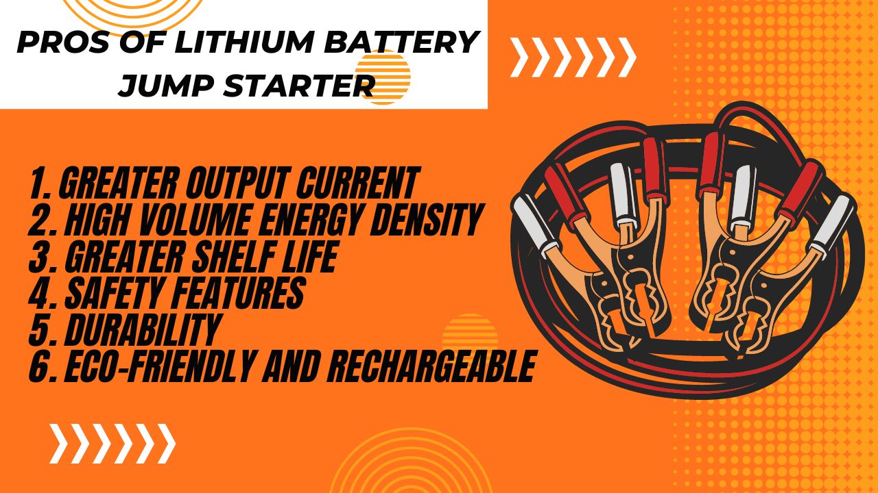 Pros of Lithium Battery Jump Starter